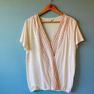 Lucky Brand Peasant Blouse